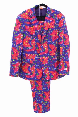 Opposuits Suit Men's US 46 EU 56 UK 46 The Fresh Prince Colorful Loud 90’s - Image 1 of 4