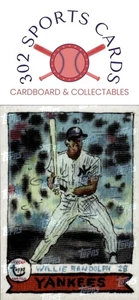 2024 Topps Spotlight Willie Randolph Autographs Topps Logo Laminate #/25 - Picture 1 of 2