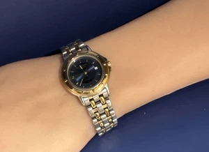 Woman’s Raymond Weil Tango 2 Tone 30mm Quartz 5” Watch Needs Battery - Picture 1 of 9