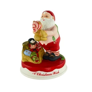 Wallace Berrie & Co 1983 A Christmas Wish Sammelfigur Weihnachtsmann mit Spielzeug - Bild 1 von 11