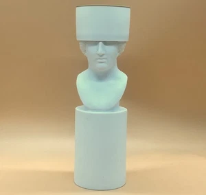 Ginori 1735 Porcelain 11 Letterato Pure White Candle Holder by Luca Nichetto. - Picture 1 of 10
