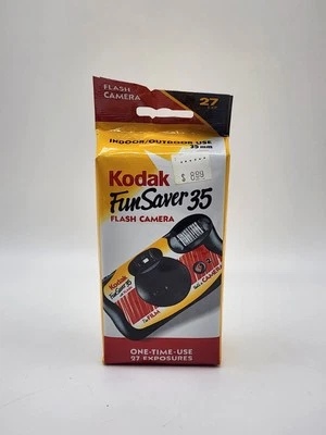 KODAK Fun Saver 35mm Disposable Camera with Flash, 27 Exposures EXPIRED 09/2005 - Image 1 of 3