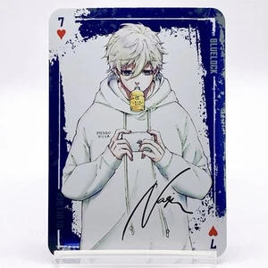 Seishiro Nagi Blue Lock Egoist Playing Card Heart 7 Holo Japan Anime Manga F/S - Picture 1 of 10