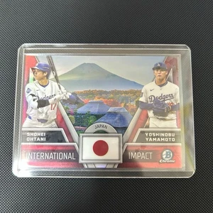 Shohei Ohtani Yoshinobu Yamamoto Topps Bowman Chrome - Bild 1 von 2