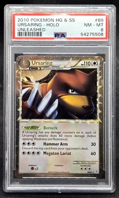 PSA 8 Ursaring Holo 89/95 Prime Unleashed 2010 - Pokémon TCG - Image 1 of 2