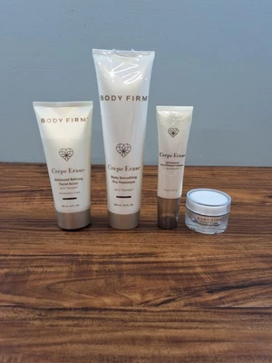 TRATAMIENTO REPARADOR CORPORAL BORRADO CREPÉ Ojos Cuello Cuerpo Rostro Sin Fragancia Sellado 4 Piezas Foto 1 de 4