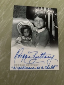 2019 Rittenhouse Twilight Zone Morgan Brittany autograph A-167 - Picture 1 of 2