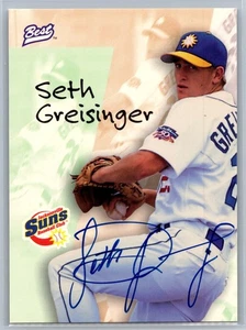 Seth Greisinger 1998 Team Best Autographs Player of the Year Color Gradient #NNO - Picture 1 of 2