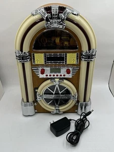 SOUNDLOGIC NCP-1/1173 AM/FM Vintage 50's Style JUKEBOX Radio CD Player - Picture 1 of 14