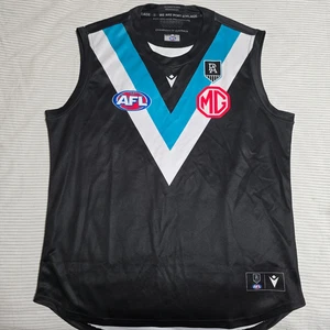 Port Adelaide Power AFL 2020 Home Guernsey Macron Men’s 2XL Jersey - Foto 1 di 5