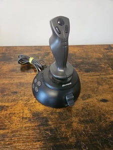 Microsoft Sidewinder Joystick X05-63895 Computer PC USB Flight Controller Tested - Picture 1 of 3