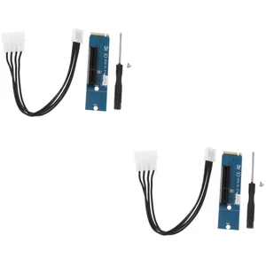 2 STÜCKE SSD an PCIe Adapter Multiplizierer NGFN Feste State Drive zum PCIe - Bild 1 von 12
