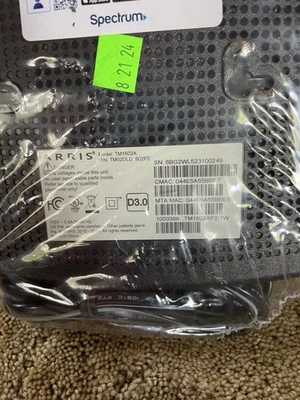 ARRIS Touchstone TM1602 DOCSIS 3.0 E-MTA with Power Cord - Image 1 of 3