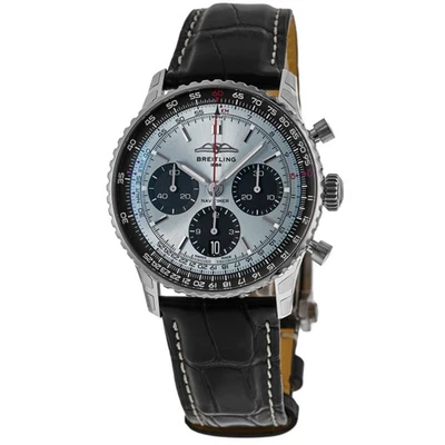 Nuevo Reloj Breitling Navitimer B01 Cronógrafo 41 Azul Hielo Hombre AB0139241C2P1 Foto 1 de 4