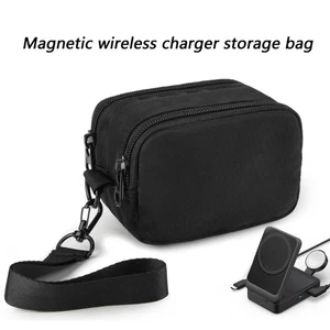 Protective Storage Bag for MagGo Wireless Charging Base with Short Plush Lining - Picture 1 of 8