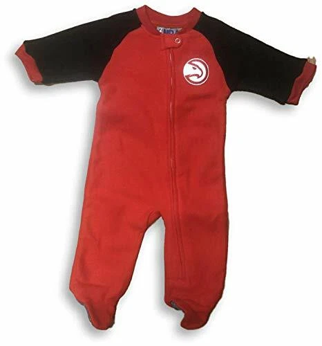 NBA Atlanta Hawks Baby Blanket Sleeper 3/6 Months - Image 1 of 1
