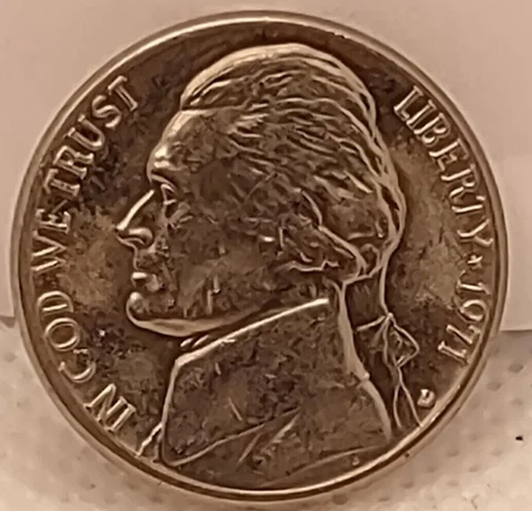 1971 D Error-Jefferson Nickel-Very Low Misplaced Mintmark MPMM You Get Graded? Cover