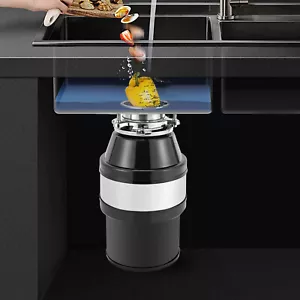 Smaltitore rifiuti alimentari cucina 560W lavello scarico rifiuti unità inox 220V - Foto 1 di 9