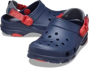 Crocs Kid's Classic Terrain Navy Clogs - Picture 1 of 5