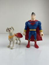 DC League of Super Pets Superman And Krypto the Super Dog Figures Fisher Price