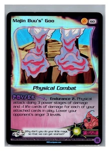 1x DBZ CCG MAJIN BUU'S GOO 60 HOLO FOIL POCO COMÚN FUSIÓN SAGA LIMITADA - Imagen 1 de 1