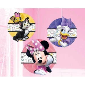 Minnie Mouse Happy Helpers Honeycomb Ball Decoration Birthday Party Supplies 3ct - Picture 1 of 3
