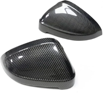 Carbon Fiber Car Side Mirror Cover blind Spot for Audi A4 B9 S4 RS4 A5 RS5 17-21 — 第 1/4 张图片