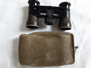um 1920 Opernglas antik Emil Busch 9 cm Rathenow Multinett D.R.G.M. im Koffer - Bild 1 von 12