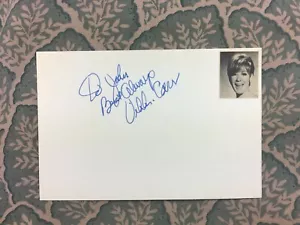 Vikki Carr - ""It Must Be Him"" - ""One More Mountain"" - ""Forget You"" - Autógrafo 1964 - Imagen 1 de 2
