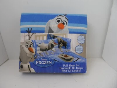 迪士尼 FROZEN OLAF F/SNOW 棉/柔软舒适全套 - 全新 — 第 1/4 张图片