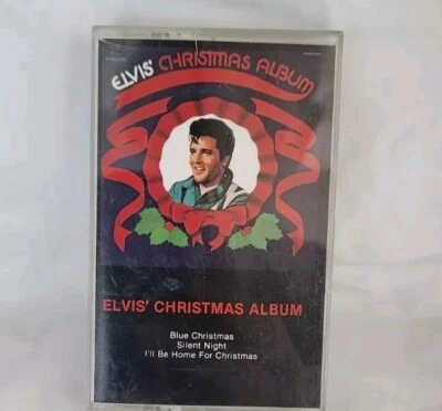 Elvis Presley Elvis' Christmas  Classic Cassette Tape 1985 Blue,Silent Night  - Image 1 of 4