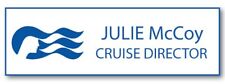 LOVE BOAT JULIE CRUISE DIRECTOR NAME BADGE BUTTON HALLOWEEN COSPLAY PIN BACK
