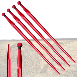 Frontladerzinken Frontlader 810mm M22x1.5 Zinken Großballenzinken 4x - Bild 1 von 1