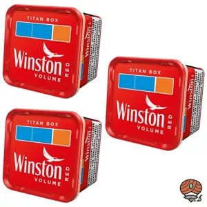 Winston Red/Rot Volumentabak Titan Box 3x 270g - Bild 1 von 2