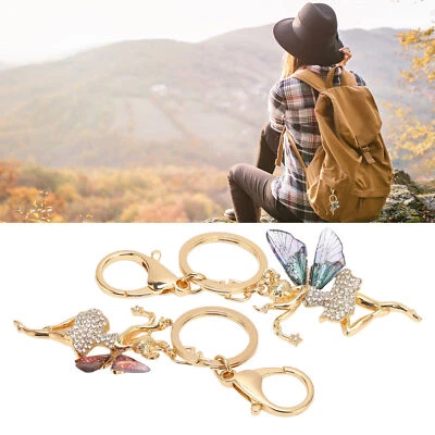 Fairy Keychain Portable Decorative Beautiful Great Gift Key Ring for Handbag Foto 1 de 4