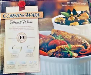 Corningware französisch weiß 10-teiliges ovales Set NEU IN DER BOX - Bild 1 von 2