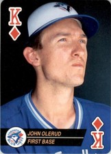 1994 Bicycle Aces #KING DIAMOND John Olerud Toronto Blue Jays