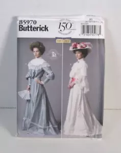 Butterick 5970 Making History Victorian / Edwardian Dresses Misses' 8-16 Uncut - Picture 1 of 3