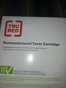 Tru Red Remanufactur Toner Cartridge Replaces HP 49X Black Free Shipping - Photo 1/2