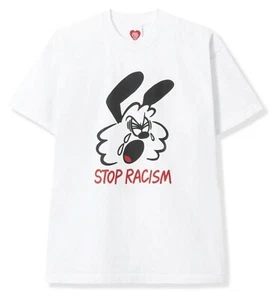 NEW Girls Don’t Cry Verdy Stop Racism Tee Size Medium M Vick GDC T-shirt Limited - Picture 1 of 3