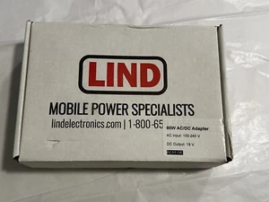 LIND 90W AC/DC ADAPTER  AC91-GE FOR GETAC NOTEBOOK - Picture 1 of 6