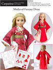 Cersei Medieval Fantasy Kimono Doll Dress Sewing Pattern for 18" American Girl