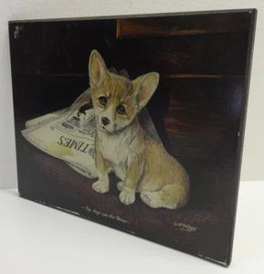 Stampa artistica Dick Twinney su tavola top cani usare il tempo interni cani vintage - Foto 1 di 8