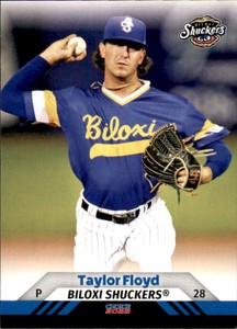 2022 Biloxi Shuckers Choice #12 Taylor Floyd Frisco Texas TX - NM Baseball Card