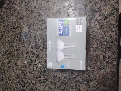 2 Pack GE Classic 75 Watt LED Indoor Flood Light Bulb Par30 Long Neck Dimmable - Image 1 of 4