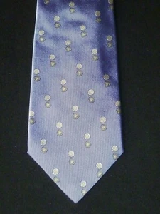 Corbata de seda Gianluca Isaia Napoli azul plateado y gris burbujas, Mi Italia - Imagen 1 de 6