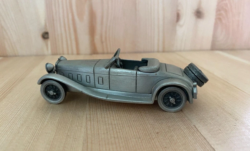 De colección Danbury Mint Inglaterra Peltre CABRIOLET 1932 DELAGE Coleccionable Foto 1 de 4