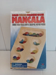 Cardinal Mancala Wood Board Family Game Estimating Educational 2 Players Ages 7+ - Picture 1 of 10
