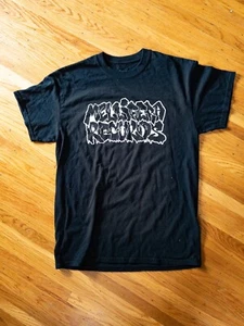 Indi Music Millifera Records T Shirt Midwest Record labels B&w size M Hipster - Picture 1 of 5