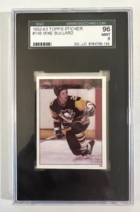 Mike Bullard 1982-83 Topps Sticker #149 NHL Hockey Sticker Album 96 SCG MINT 9 - Picture 1 of 2